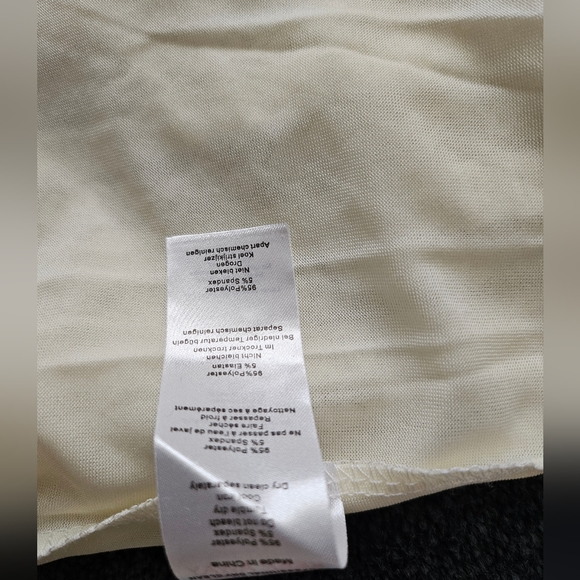 NEVER WORE Ruffle Trim Lace Up Asymmetrical Hem whole set - Picture 5 of 8